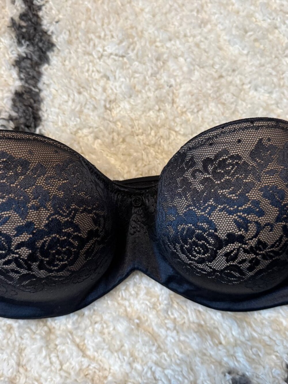 Soma 38C Bra Black Stunning Support Multi Way Underwire No Straps Strapless